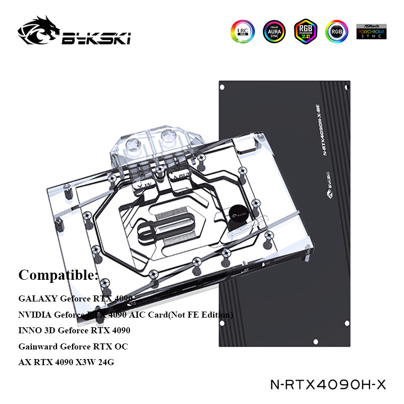 Bykski-Wasserblock für NVIDIA  – Rtx 4090 Water Block Bewertung und Preis